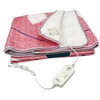 Электропростынь с сумкой electric blanket 150*170 белая звезда на синем фоне (18)