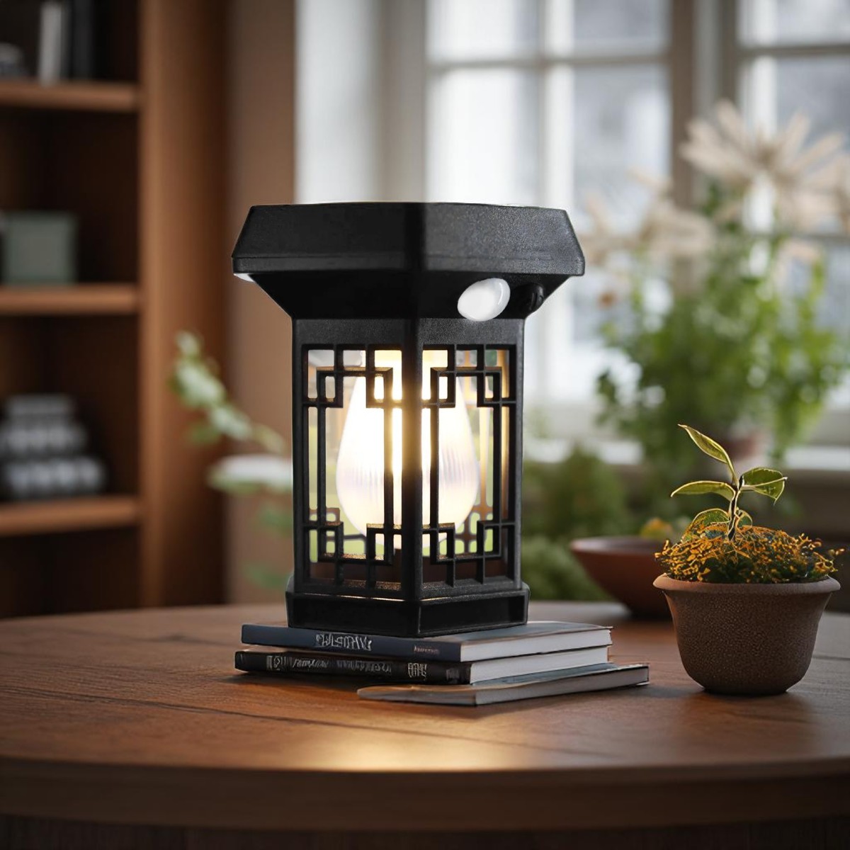 Підвісний садовий ліхтар на сонячній батареї Solar Led Bulb Lamp 12.5 х 11.5 х 14 см (R100121)