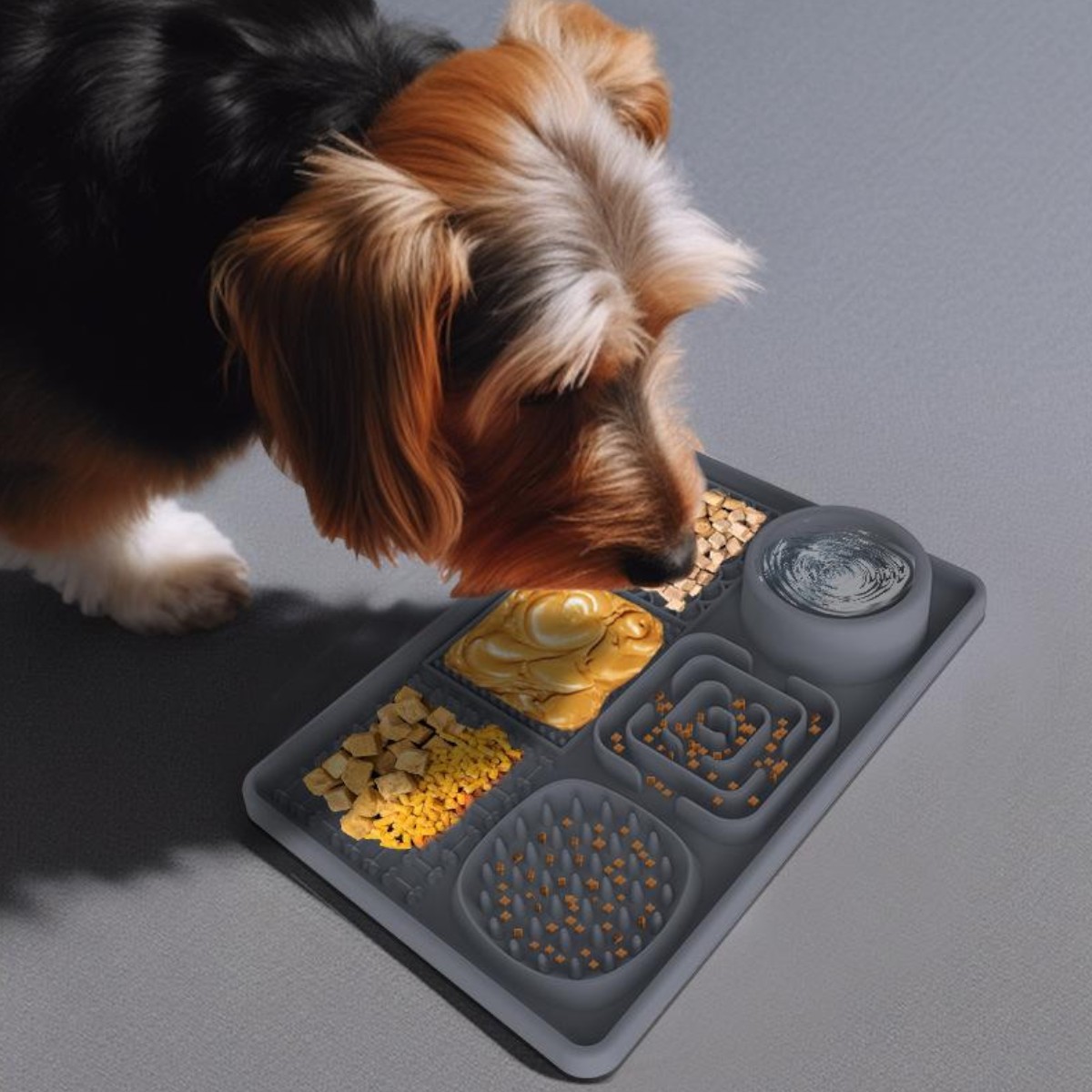 Миска коврик для животных Licking Pad напольный коврик для лизания и медленного кормления 31 х 21 см