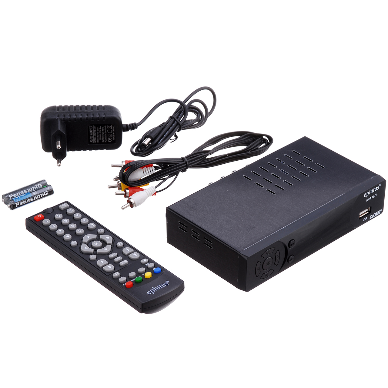 Цифровий ТВ-ресивер DVB-T2 Eplutus DVB-167T