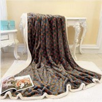 Плед на овчине полуторный KOLOCO 160 х 210 см (39922) 