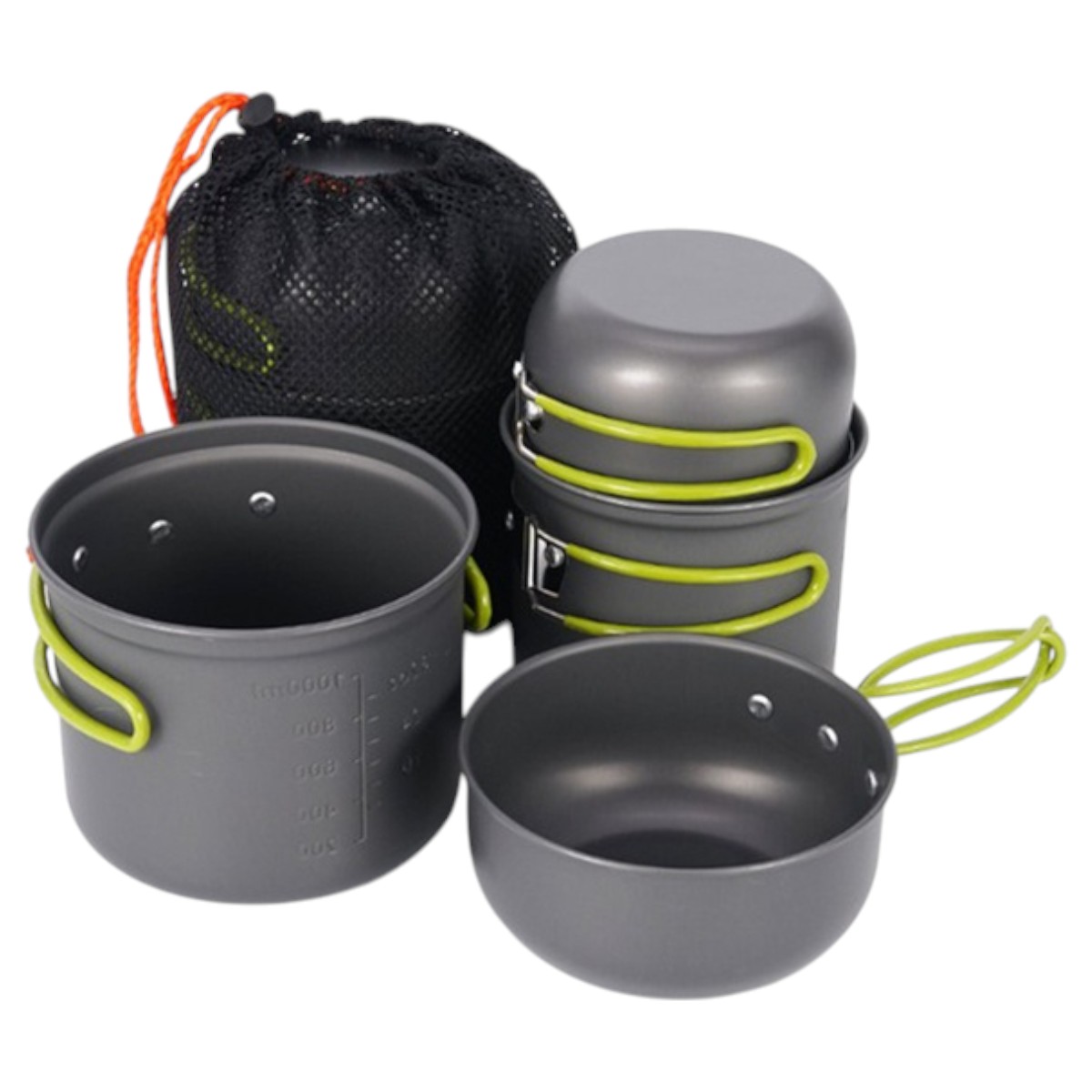Набор туристической посуды с горелкой COOKING SET (DS-6019)