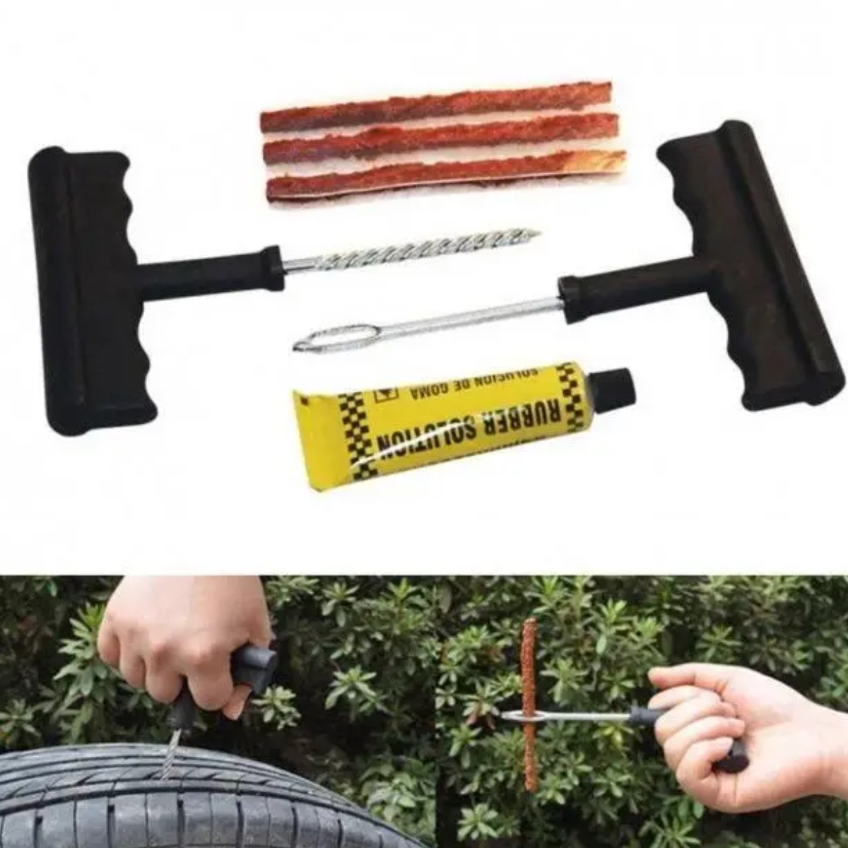 Комплект для ремонту безкамерних шин Tubeless Tire Repair Kit 