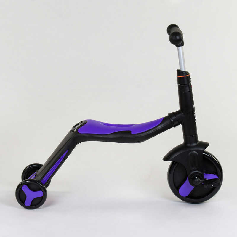 Самокат_3в1_JT_30304_(1)_Best_Scooter_самокат-велобег-велосипед_ФИОЛЕТОВЫЙ_свет_8_мелодий_колёса_PU_