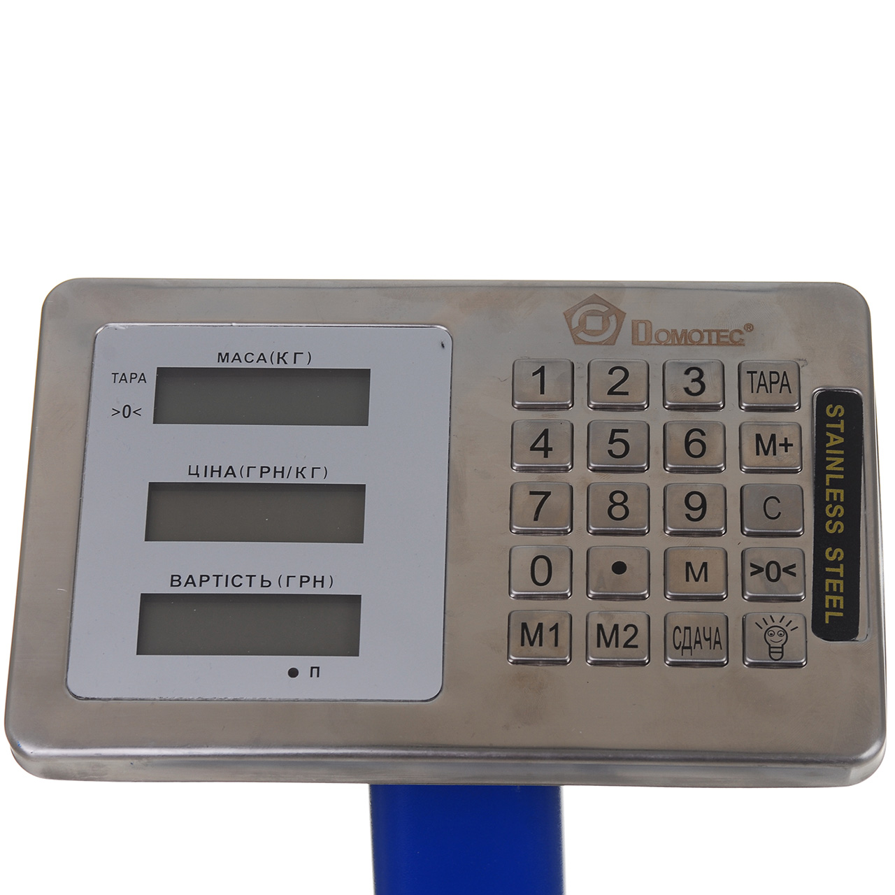 Ваги торговельні Domotec зі стійкою до 300 кг (2855)