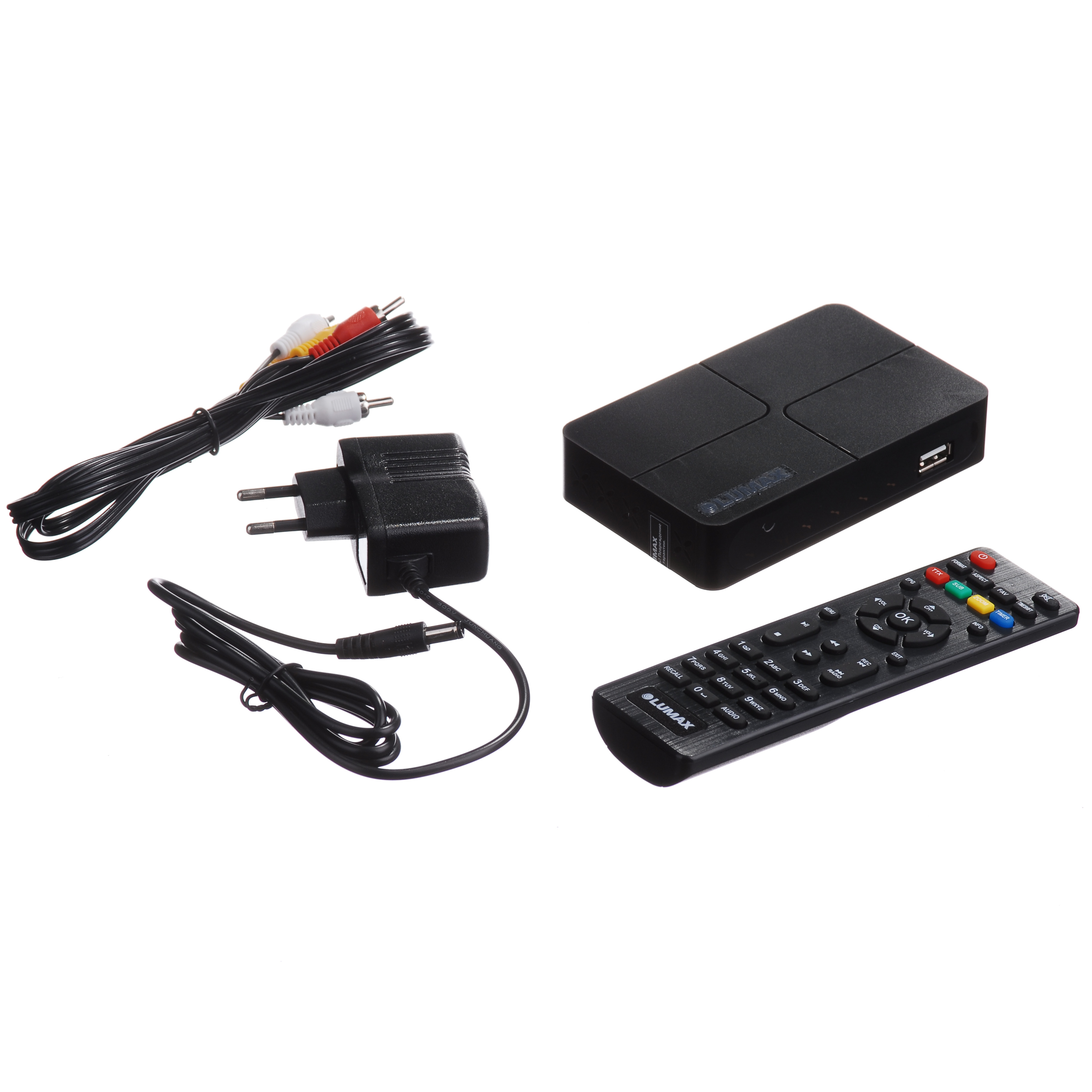 Цифровий ТВ-ресивер DVB-T2 Lumax DV2118HD + IPTV + YouTube + Wi-FI