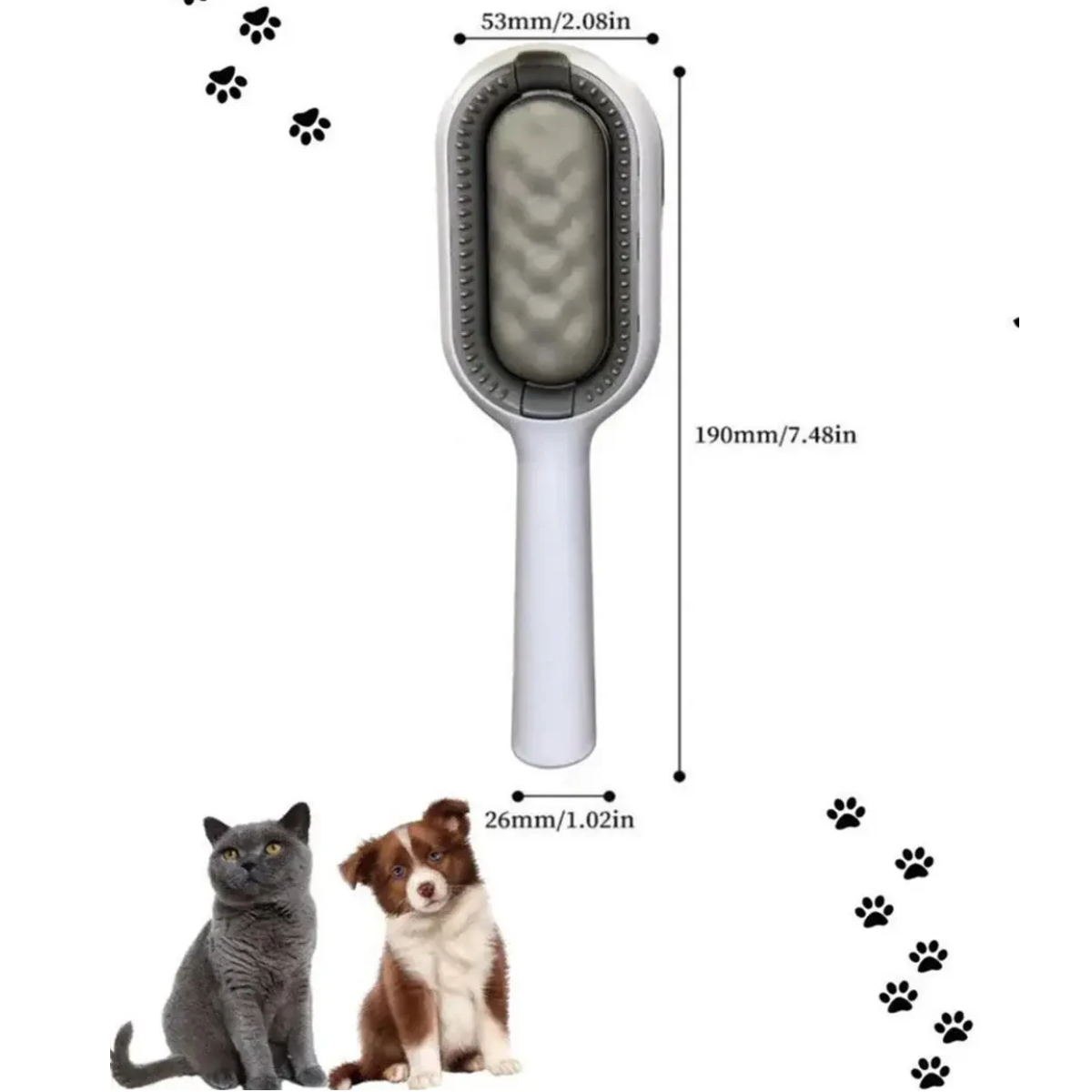 Расческа для вычесывания котов и собак PetGravity