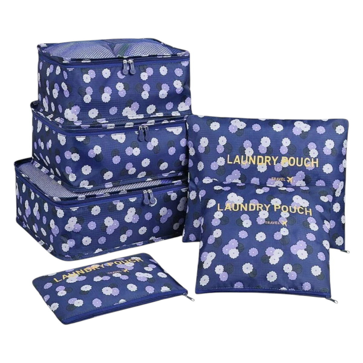 Набор дорожных сумок-органайзеров Laundry Pouch 6 шт 39 х 30 х 11 см (J01418)