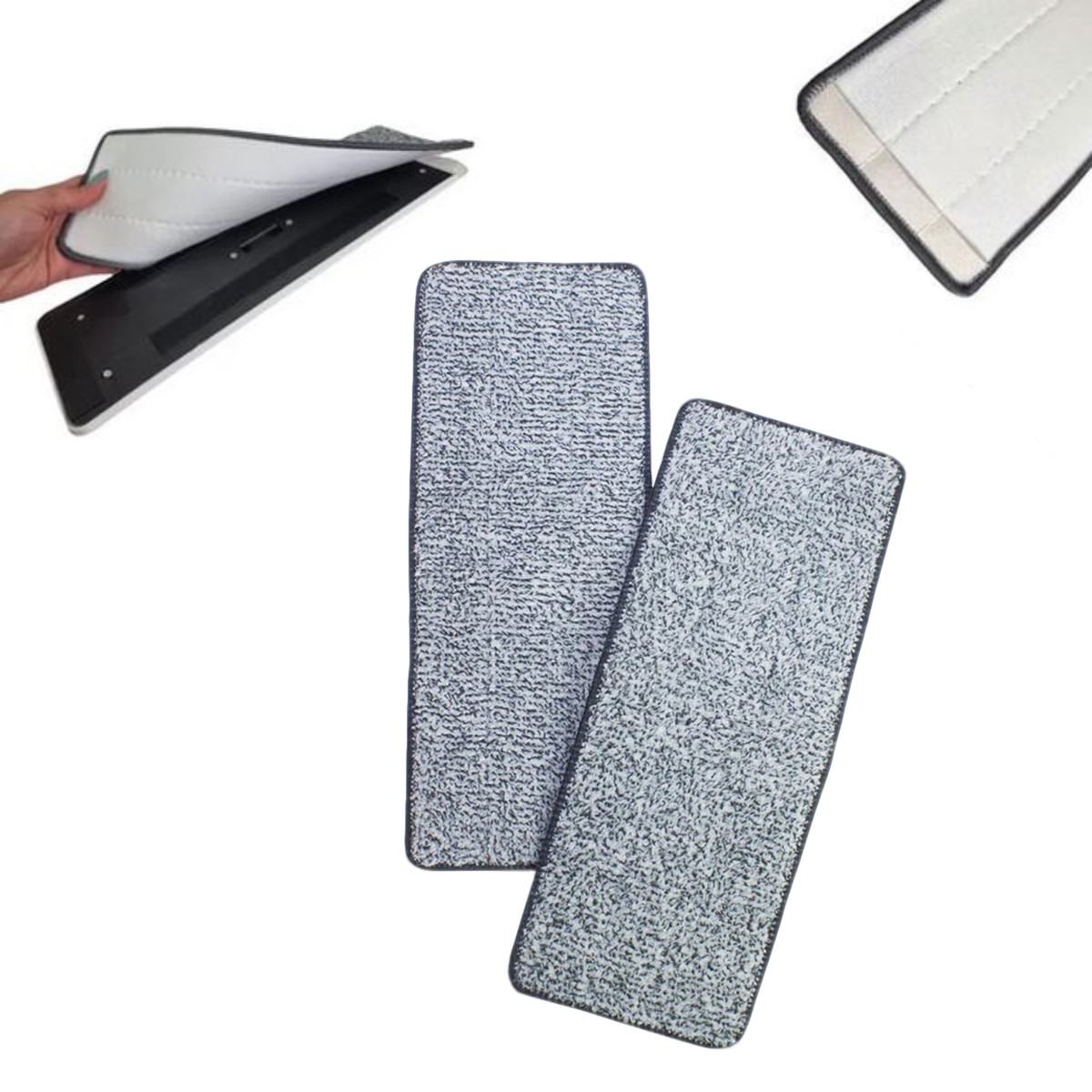 Запаска для швабры Scratch Cleaning Mop автоматический отжим (YT-200) 2 шт