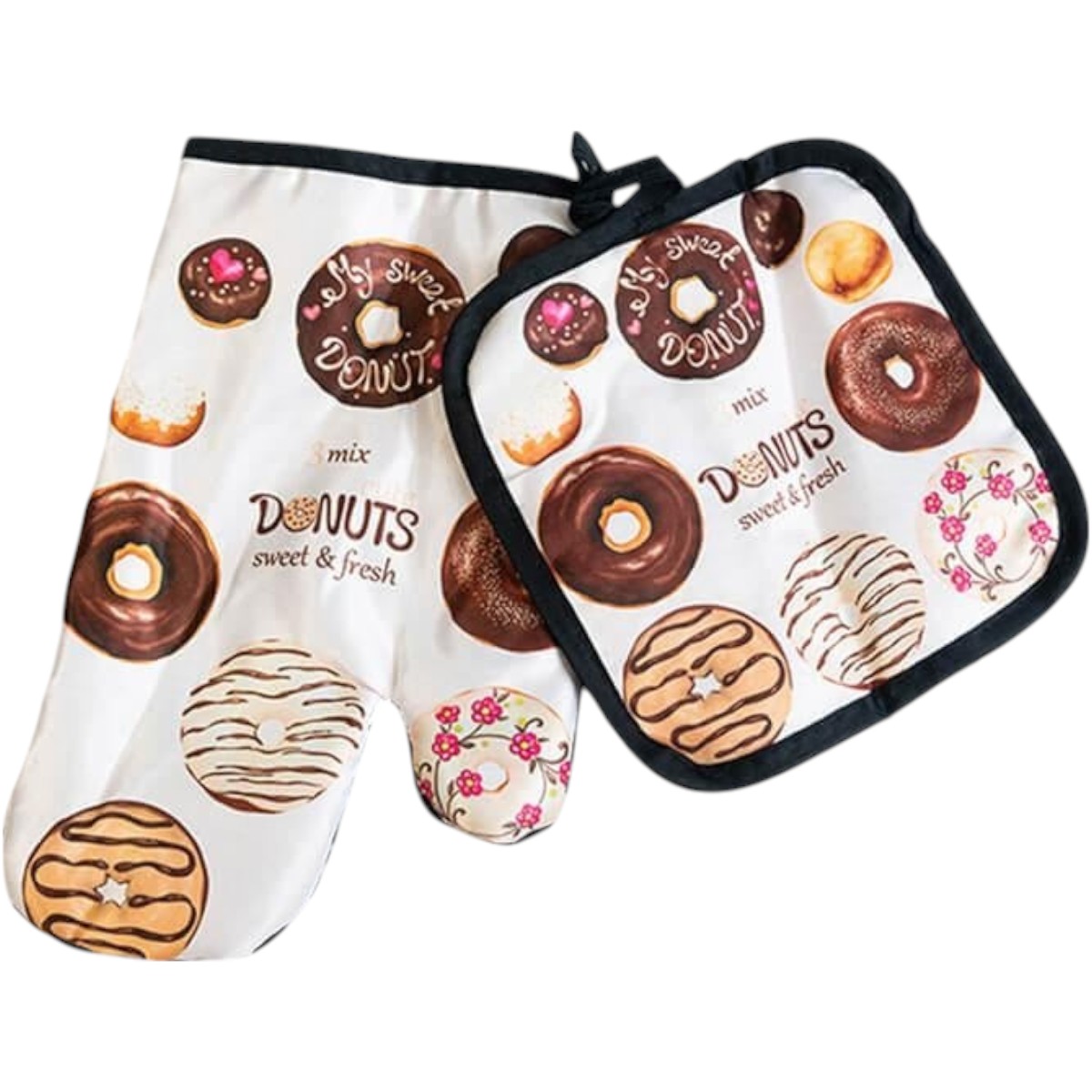 Набор перчатка и прихватка Donuts (R32344)