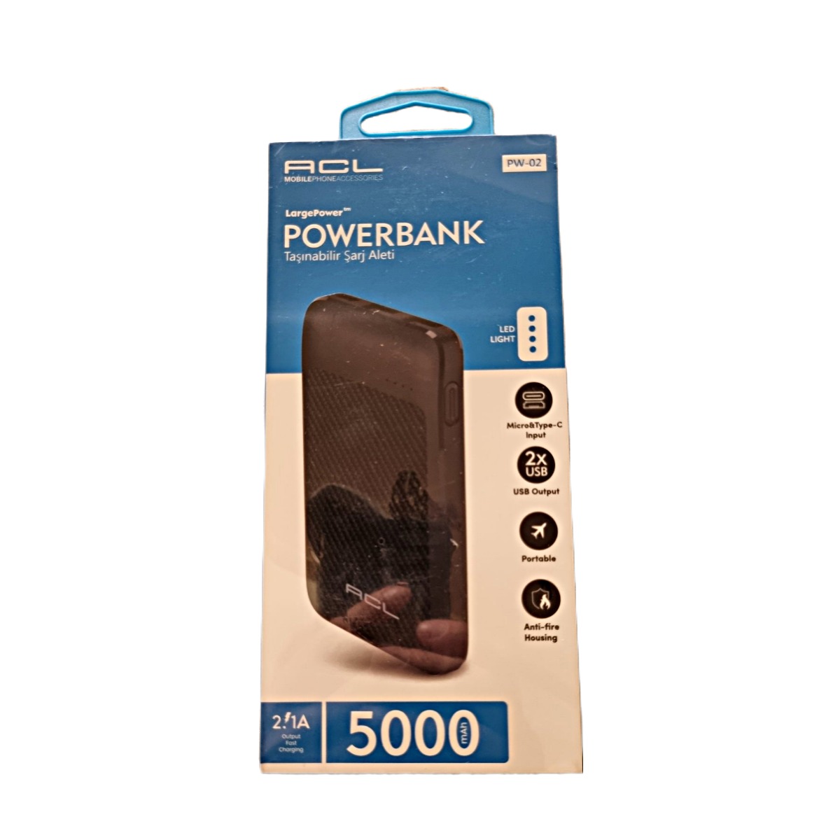 Мобильная зарядка Power Bank ACL PW-02 5000 mAh 
