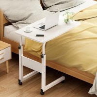 Стол для ноутбука на колесиках с регулировкой высоты Laptop Table 40 х 60 х 83 см (M50263-W)