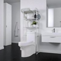 Полка стеллаж напольная над унитазом Toilet Rack 56 х 24 х 154 см (R30893)