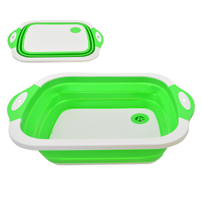 Складная разделочная доска-миска Chopping Board 3 в 1 (Салатовый)