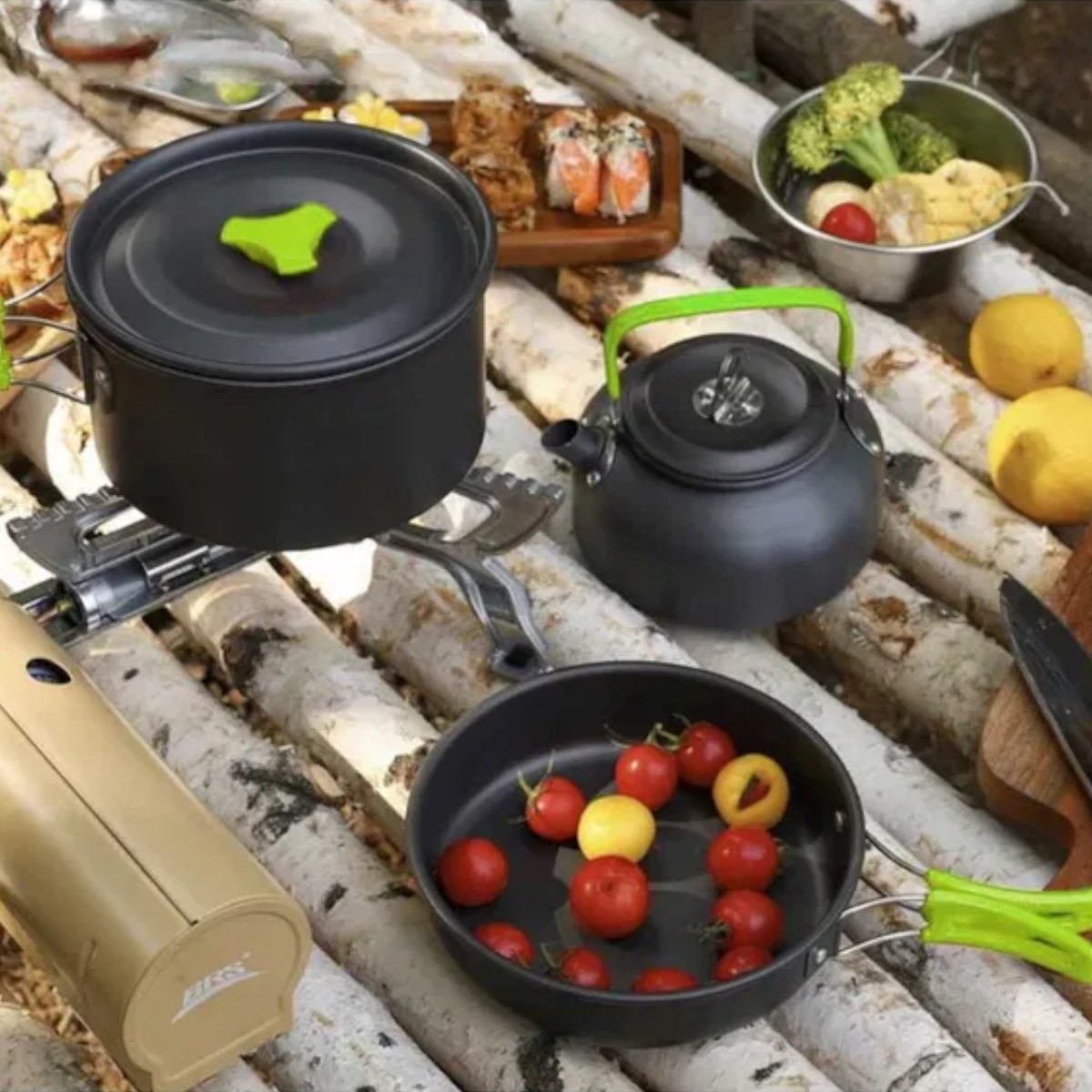 Набор посуды туристический COOKING SET (DS-6018)