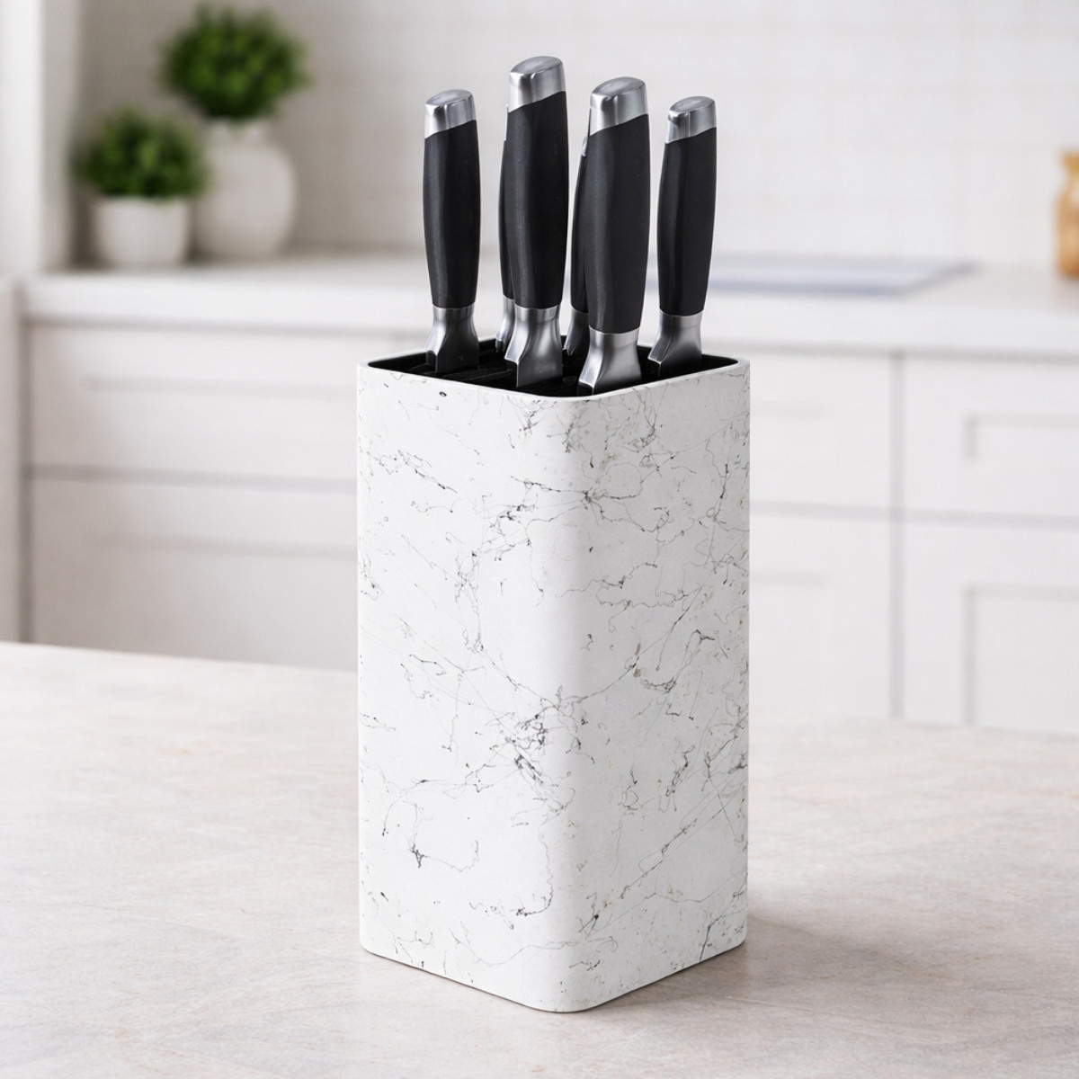 Подставка для ножей универсальная Marble 9.5 х 22.5 см (R41392)