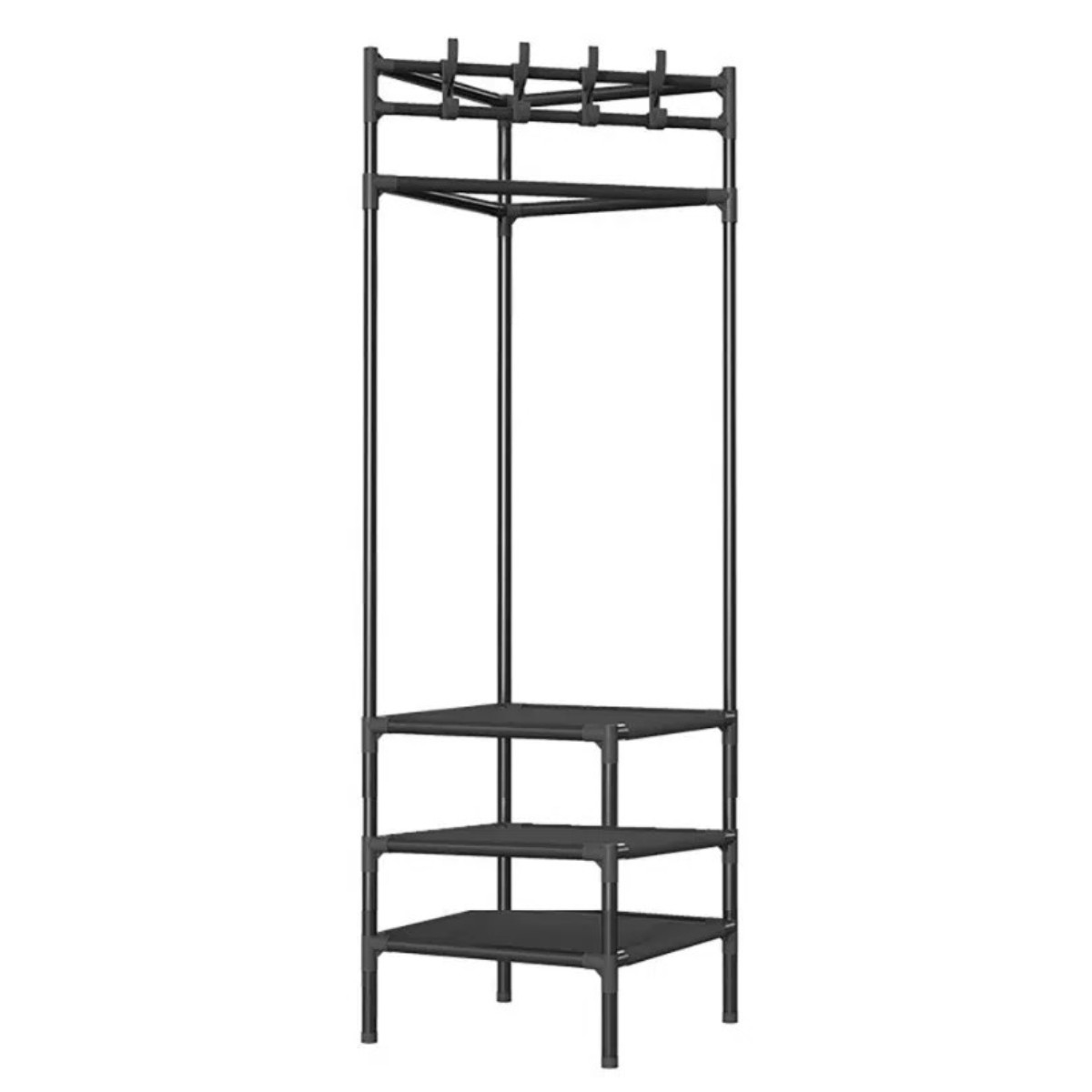 Вешалка угловая для одежды и обуви Corner coat rack (397 CR)