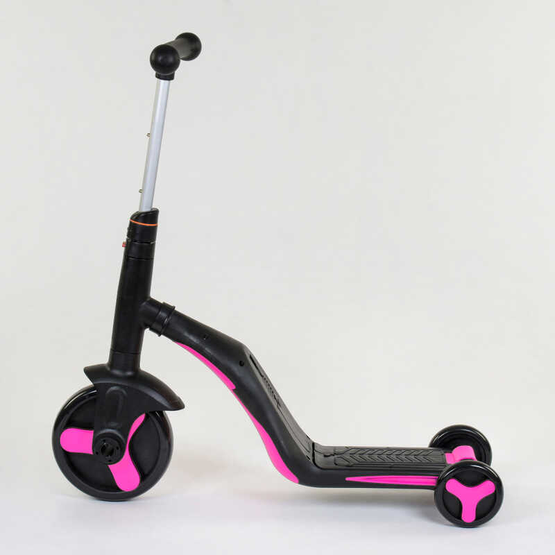 Самокат_3в1_JT_70708_(1)_Best_Scooter_самокат-велобег-велосипед_РОЗОВЫЙ_свет_8_мелодий_колёса_PU_пер