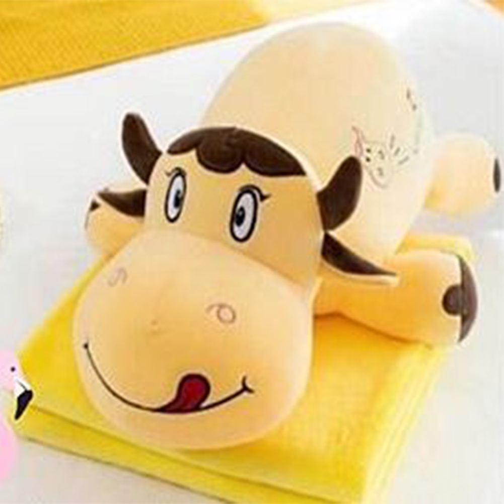 Игрушка плед трансформер 3 в 1 Happy Toys микрофибра (25533) Однотонная Коровка