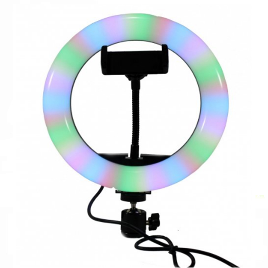 Кольцевая лампа Ring Light RGB MJ 20 см (7766)