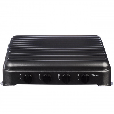 Газовая плита Domotec 4 конфорки (6604) (Черный)