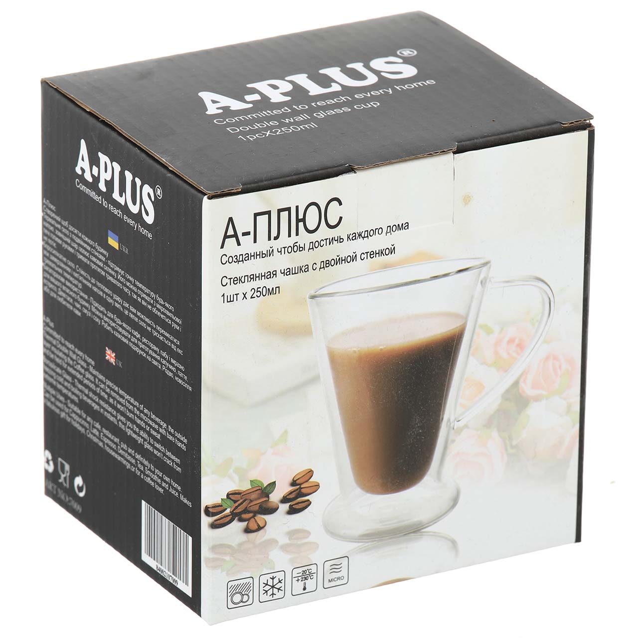 Склянка для коктейлів A-PLUS Latte 250 мл (7009 GB)