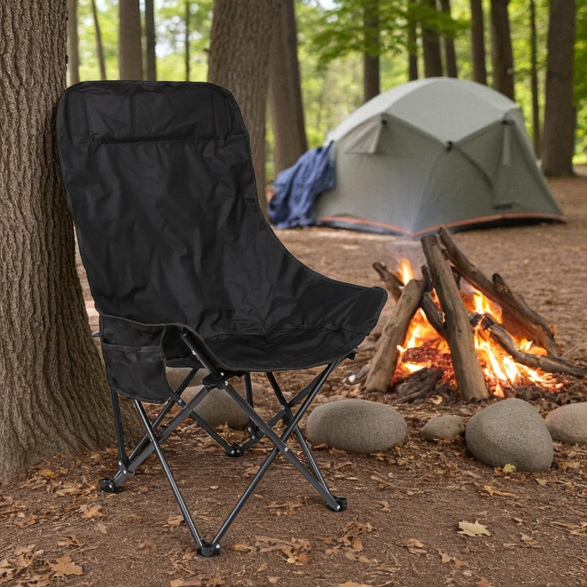 Раскладное туристическое кресло KITUA Camping 60 х 66 х 90 см (MH-5557)