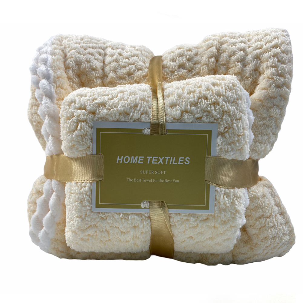 Набір рушників HOME TEXTILES мікрофібра 140 х 70 та 75 х 35 см (25531) Однотонні