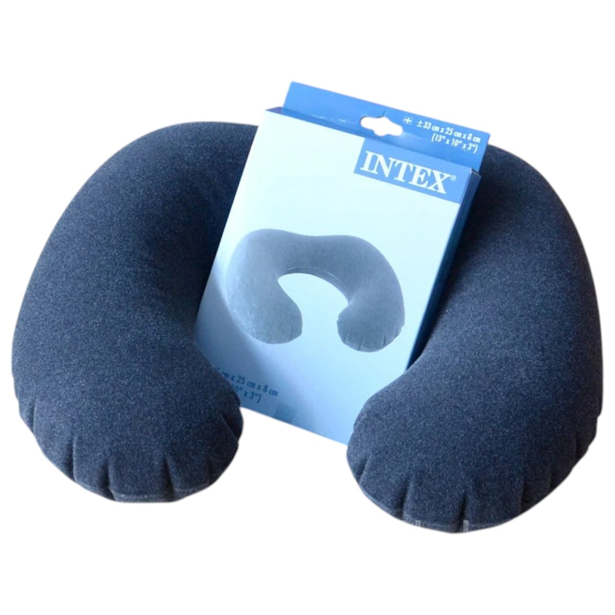 Подушка подголовник надувная Intex 33 х 25 х 8 см (68675)
