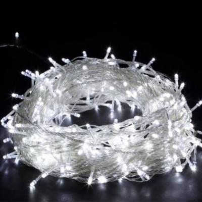 Гірлянда новорічна Xmas 100 LED 9 м силіконовий провід (RD7139) Холодний білий