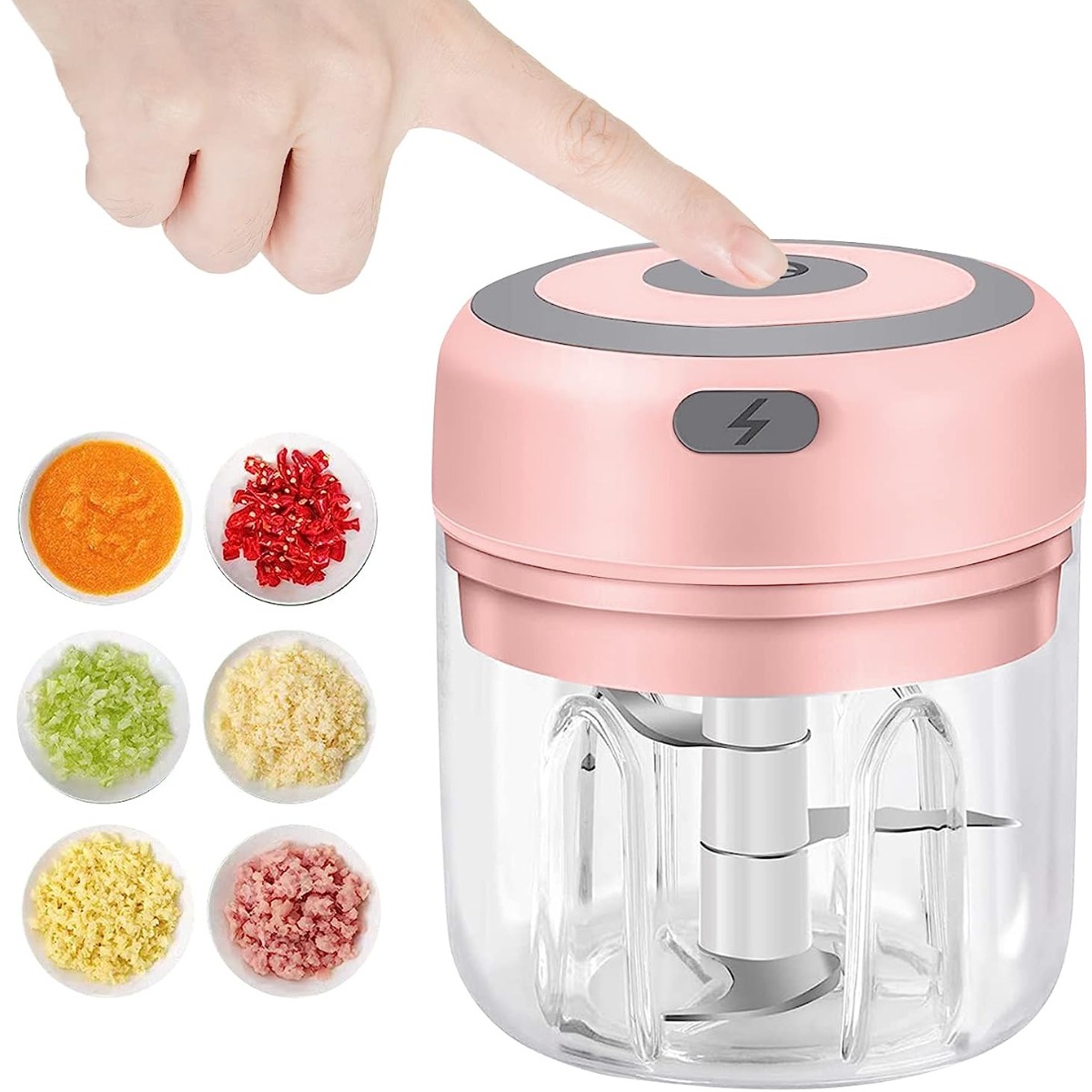 Мини-измельчитель портативный Intelligent Electric Garlic Machine (R91748)