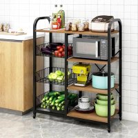 Этажерка на колесах Modern Home 80 х 30 х 130 см (M50286)