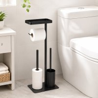 Держатель для туалетной бумаги с ершиком A-PLUS 23 х 18 х 65 см (1810)