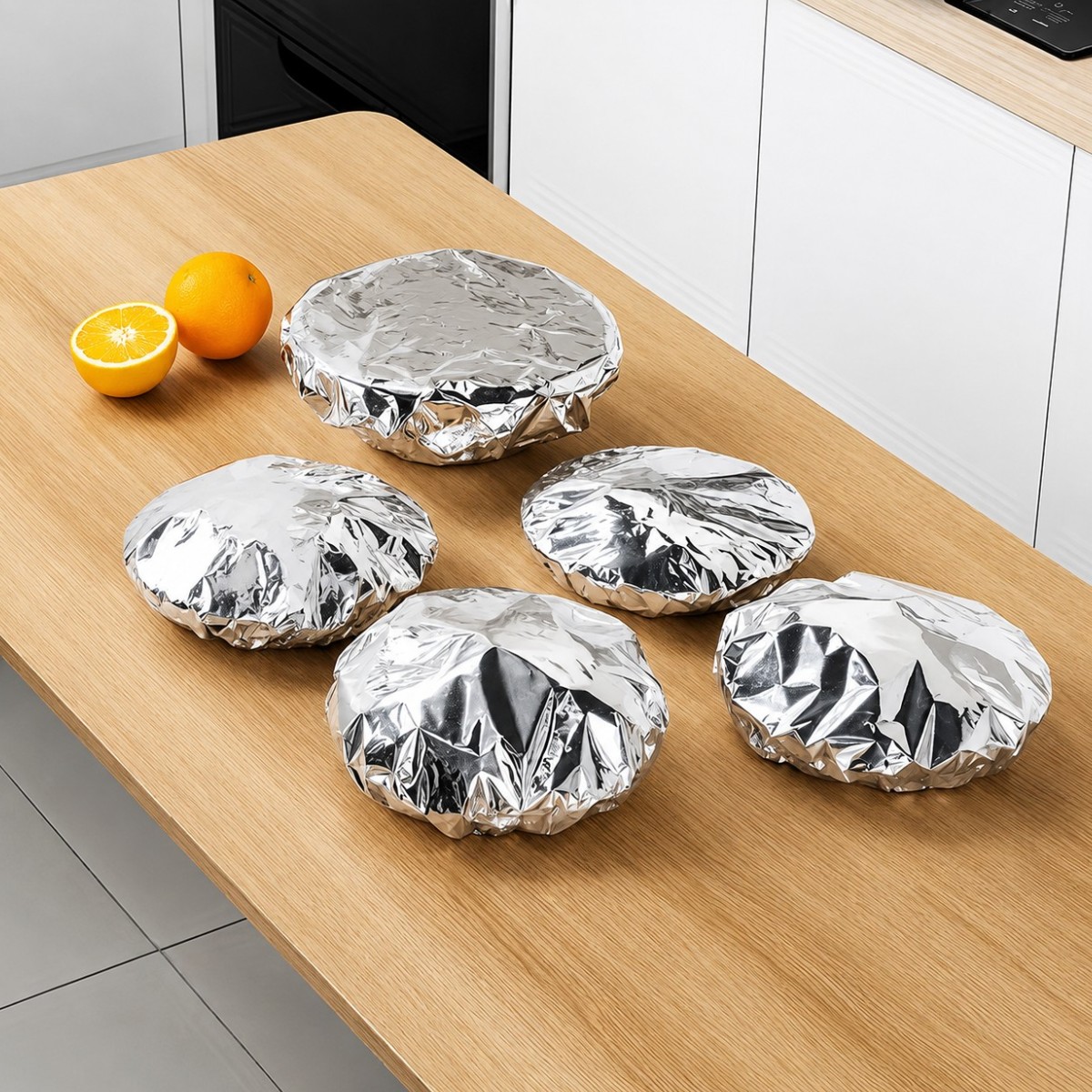 Пакеты фольгированные на резинке для пищевых продуктов Food Cover пакеты на тарелку 40 шт 40 см