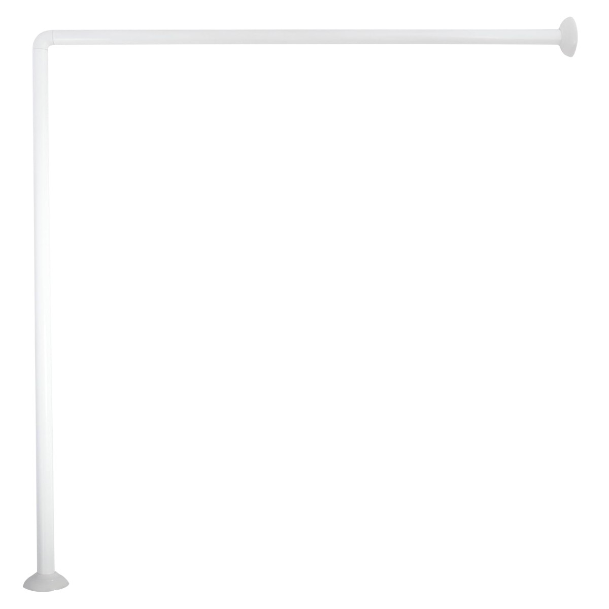 Карниз для ванной CORNER SHOWER CURTAIN ROD угловой 80 х 80 см (R88800) Белый
