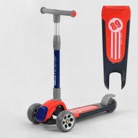 Самокат_трехколесный_RS-9119_(6)_Best_Scooter_КРАСНЫЙ_складной_алюминиевый_руль_3_колеса_PU_со_свето