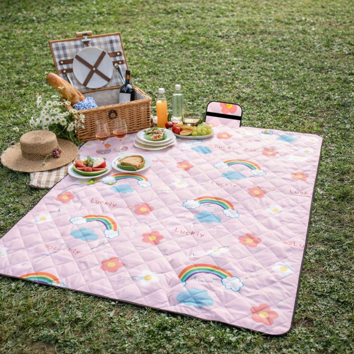 Дитячій ігровий килимок для пікніку Picnic Mat розміром 200 х 200 см (С 64958)
