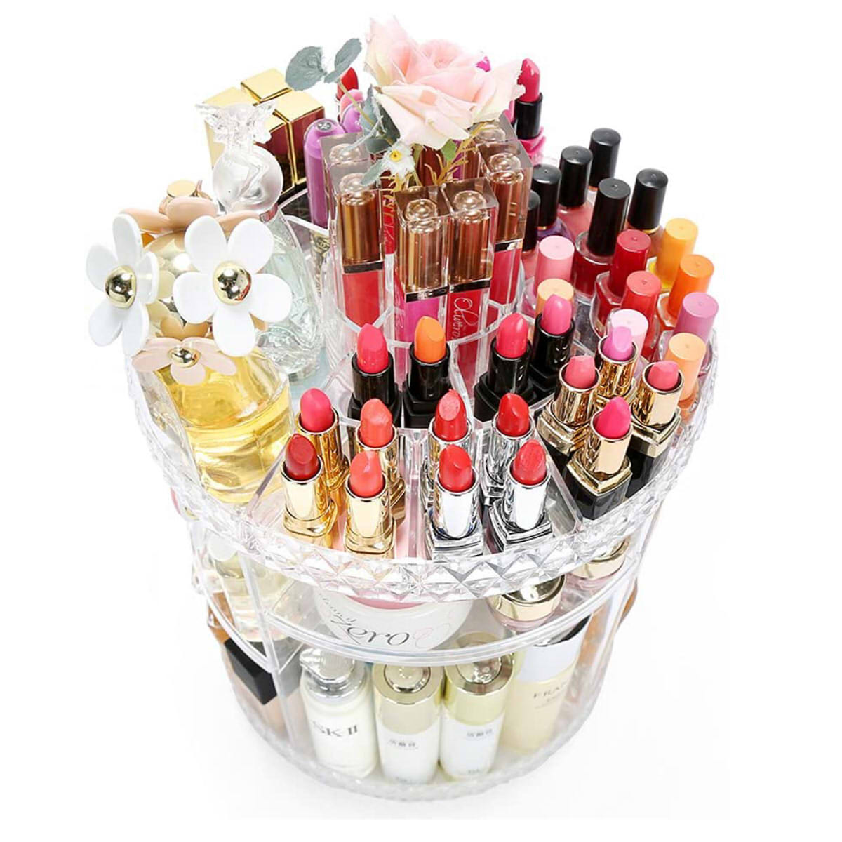 Вращающийся органайзер для косметики Cosmetic Organizer 