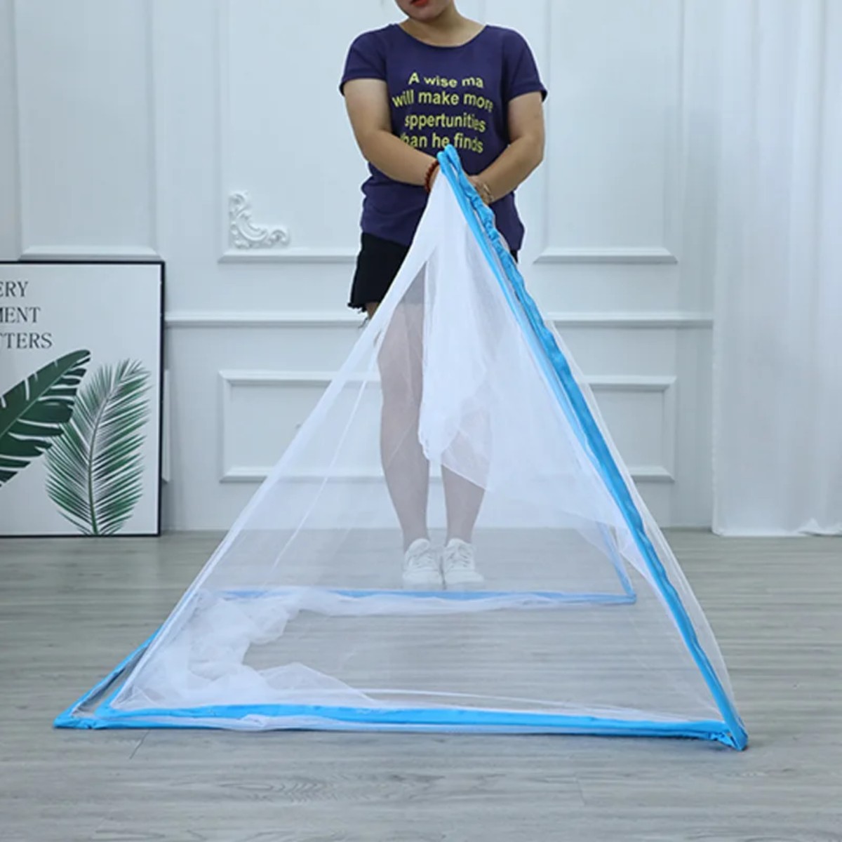 Складна москітна сітка туристична в намет Mosquito Net 130 х 190 см