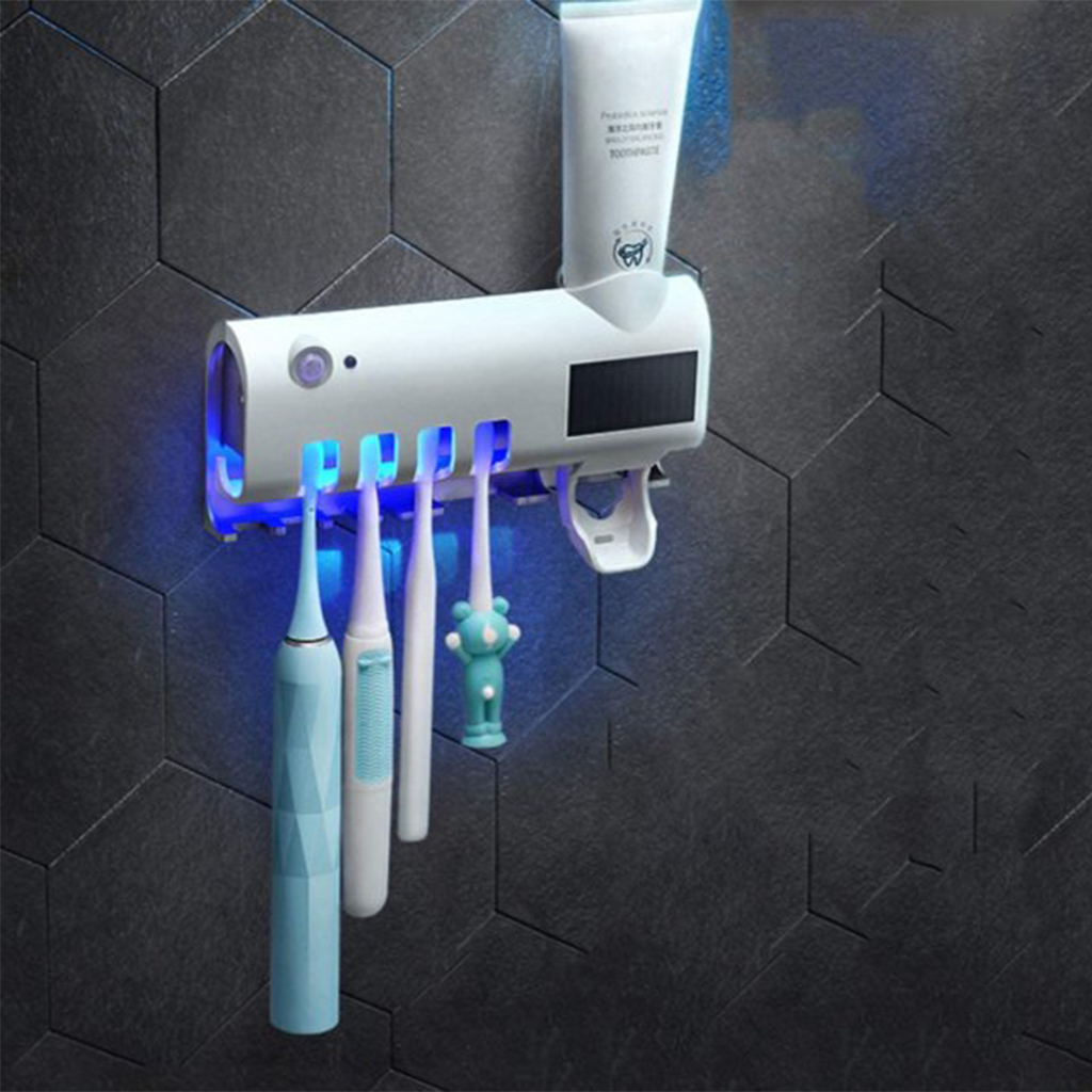 Держатель УФ стерилизатор для зубной пасты и щеток Toothbrush Sterilizator