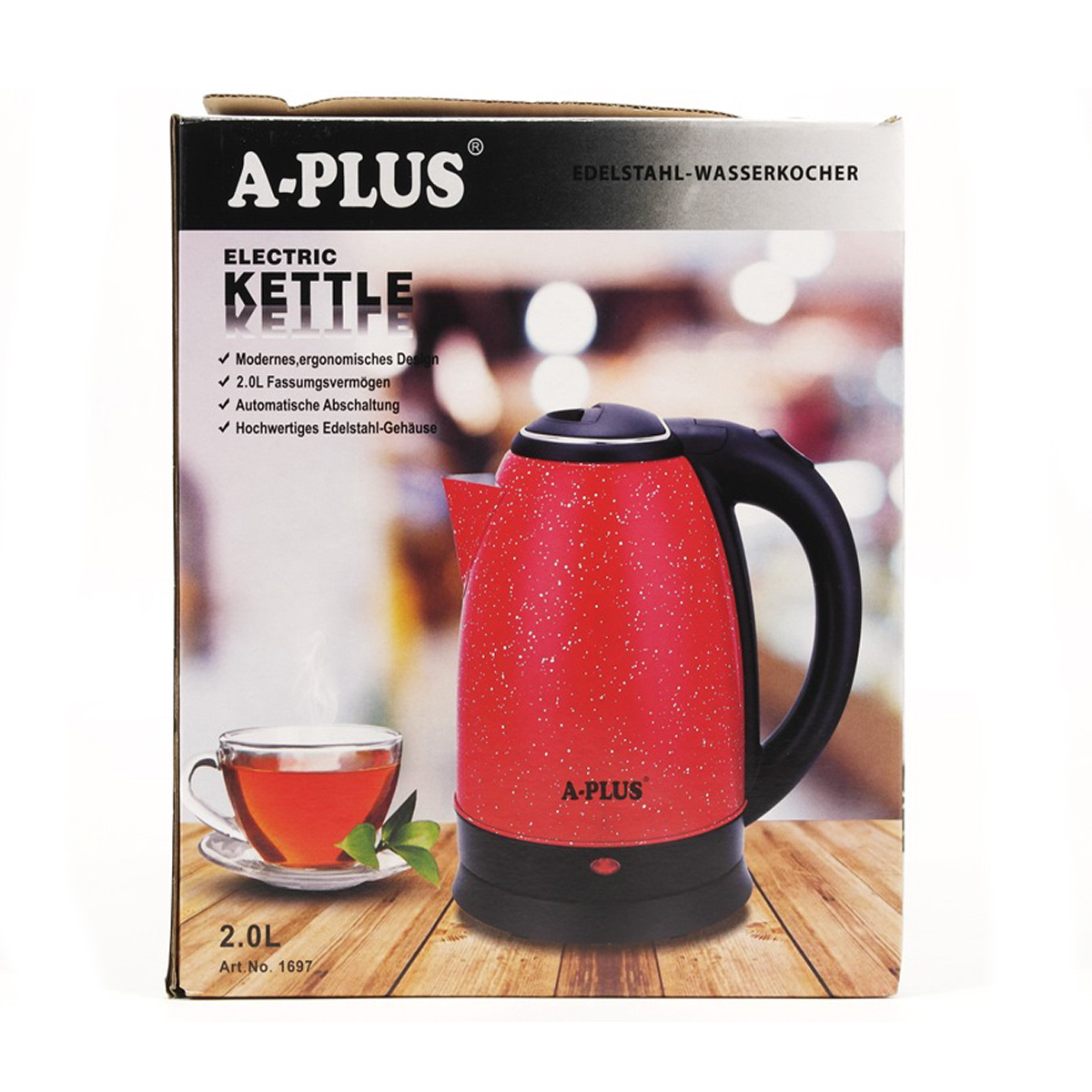Электрочайник A-PLUS 2.0 л (1697)