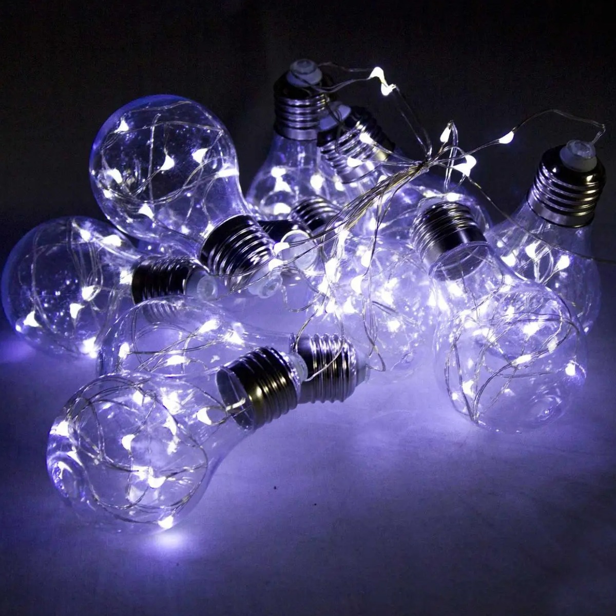 Гирлянда новогодняя Ledlight "Лампочки Эдисона" 2.5 м (RD9010) Белая