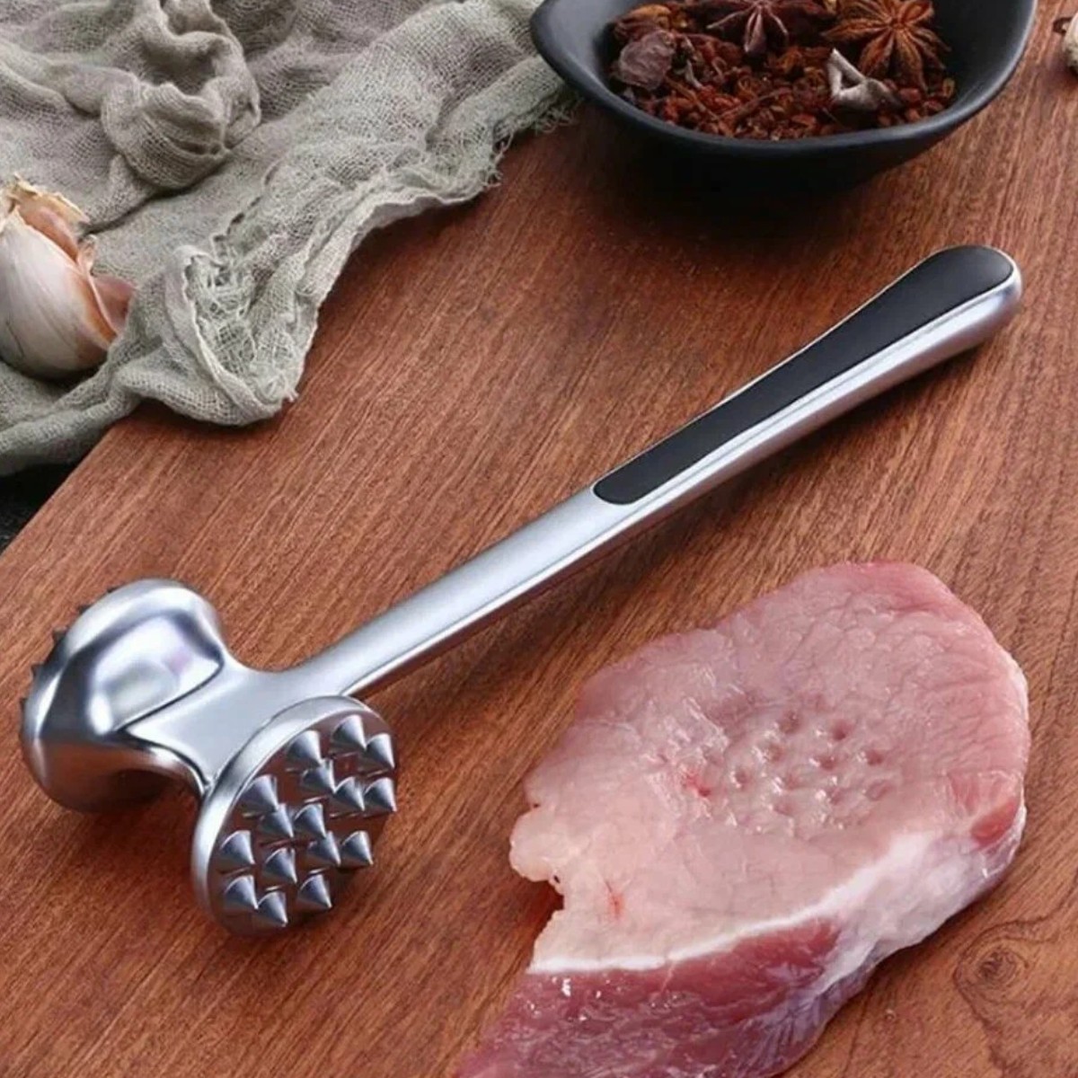 Молоток для м'яса Meat Tenderizer 22 х 5 см (R97218)
