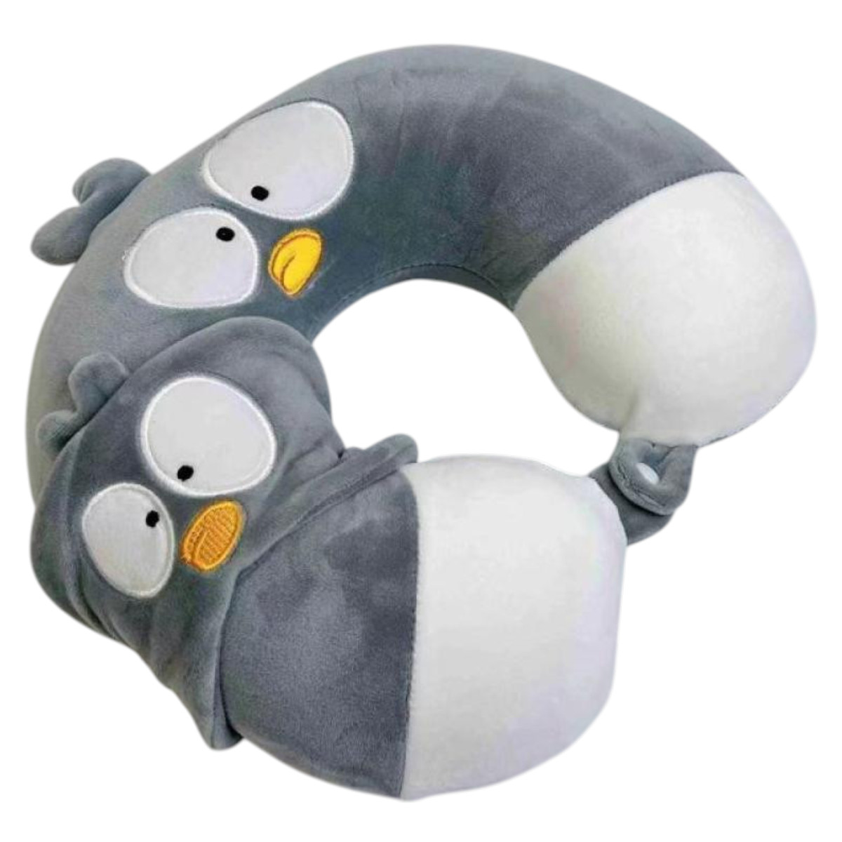 Подушка для подорожей Pengu подушка-підголовник м'яка з пов'язкою на очі (R37609)