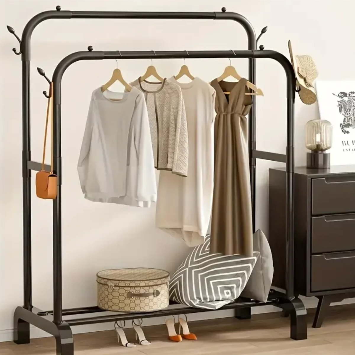Вешалка-стойка для одежды Drying Rack Multifunction 110 х 40 х 150 см (R88772) 