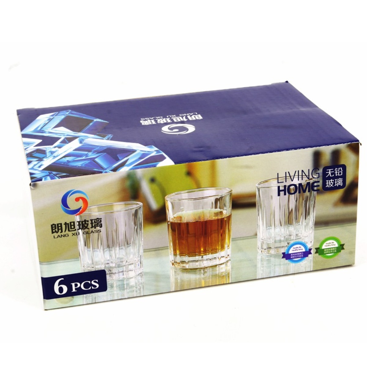 Набор рюмок Lang Xu Glass 72 мл 6 шт (LXY-1503)