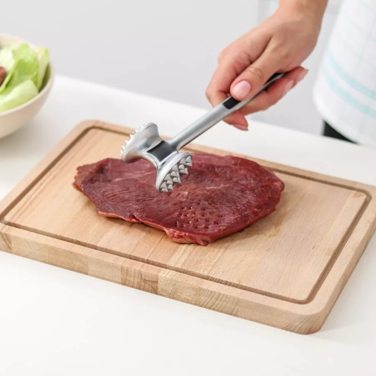 Молоток для м'яса Meat Tenderizer 22 х 5 см (R97218)