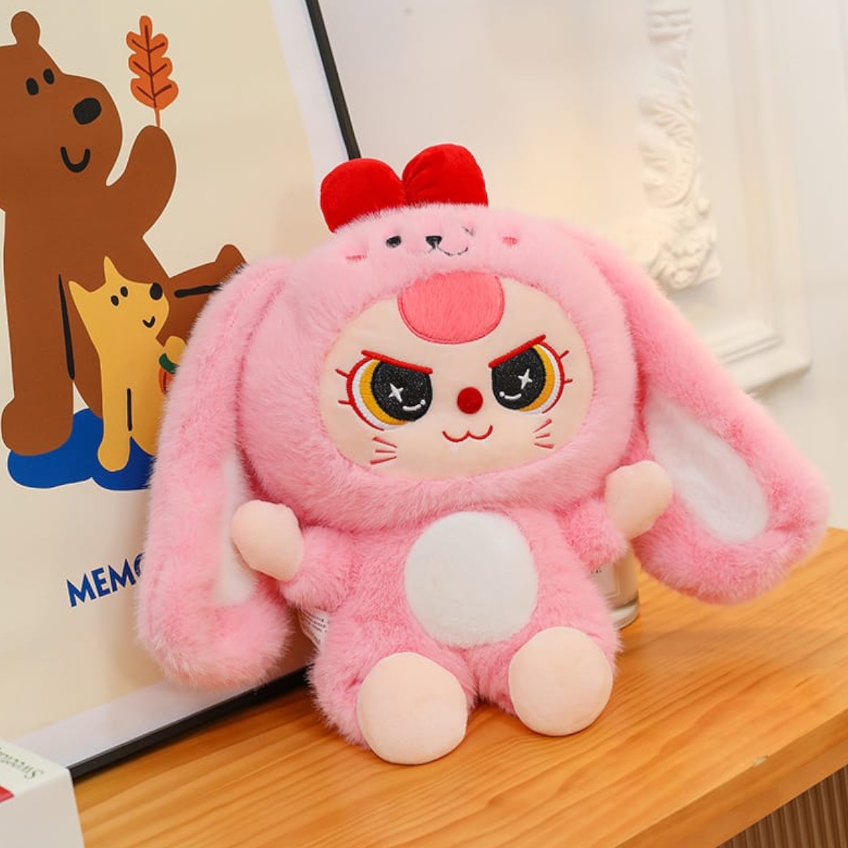 Мягкая игрушка Labubu 3 в 1 с пледом внутри 