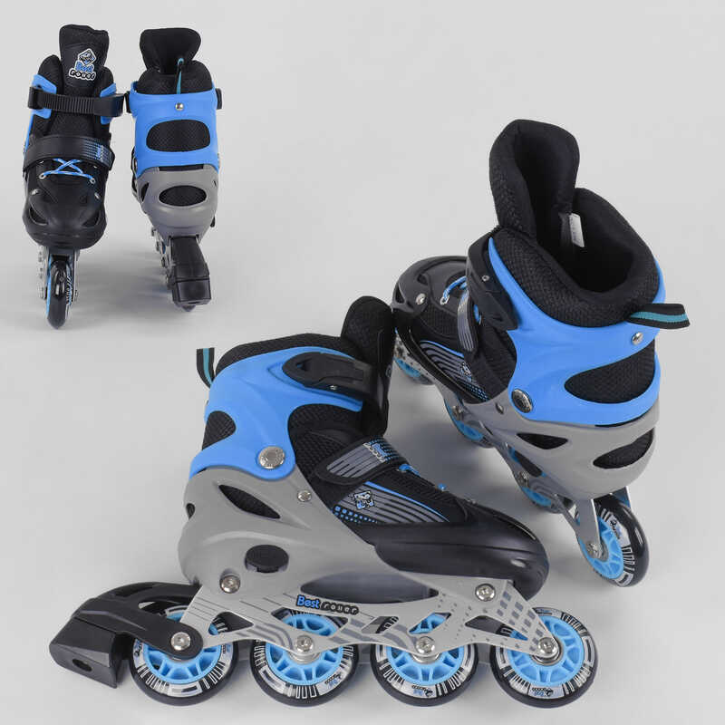 Ролики_30093-L_Best_Roller_размер_38-42_цвет_-_СИНИЙ_(6)_колёса_PVC_ПЕРЕДНЕЕ_КОЛЕСО_СВЕТ_в_сумке_d_к