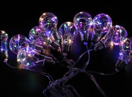 Гирлянда новогодняя Xmas Лампочка (7280) Мультицветная